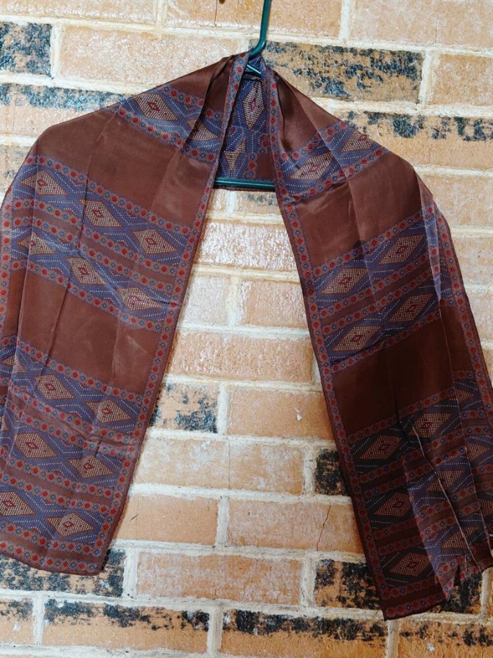 Vintage Albert Nipon XIIX Rectangle Silk Scarf